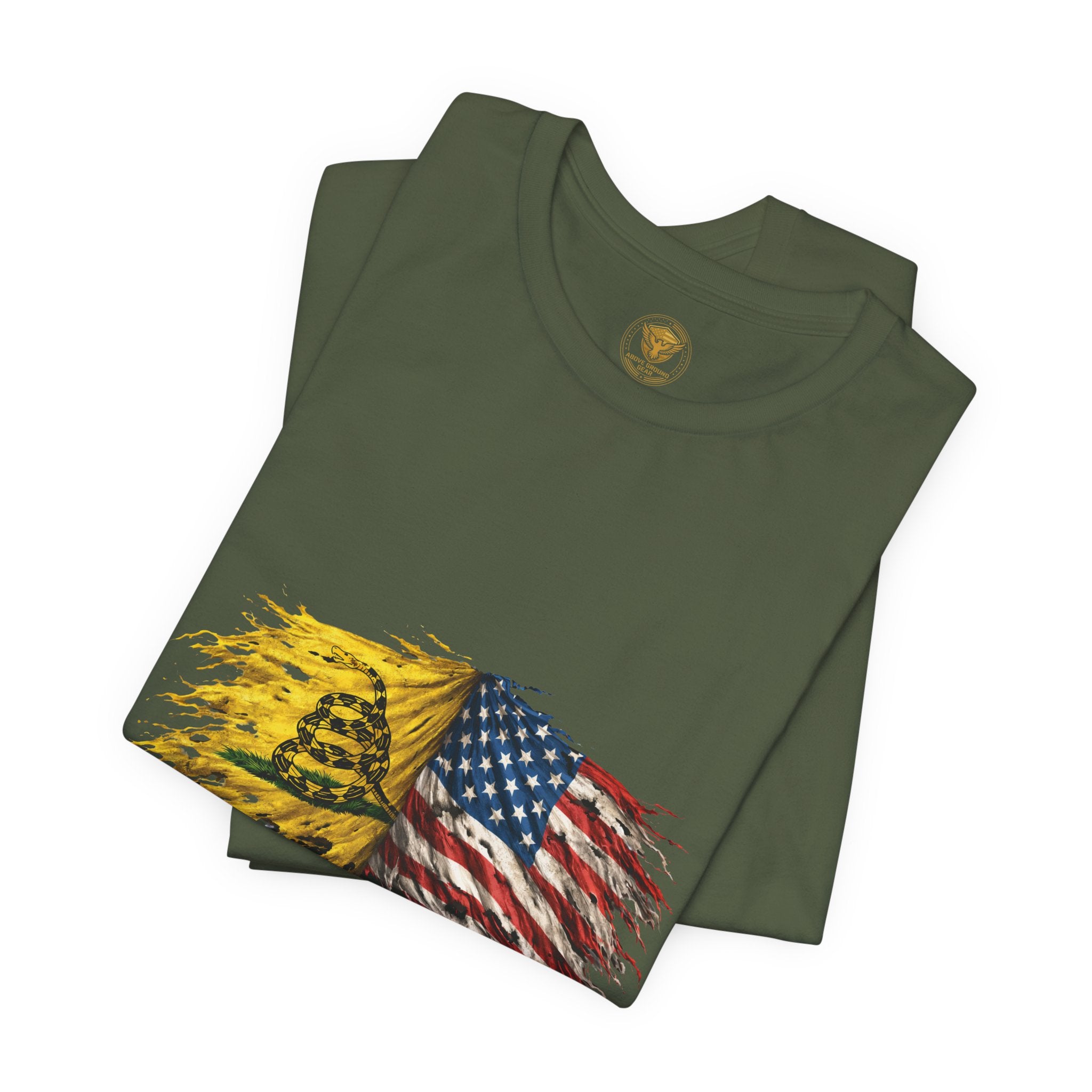 T-Shirt - American Flag and Gadsden 'Tree Of Liberty"