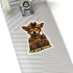 K9 Chihuahua Sticker – 'I've Seen Things' Military Dog Vinyl Kiss-Cut Decal
