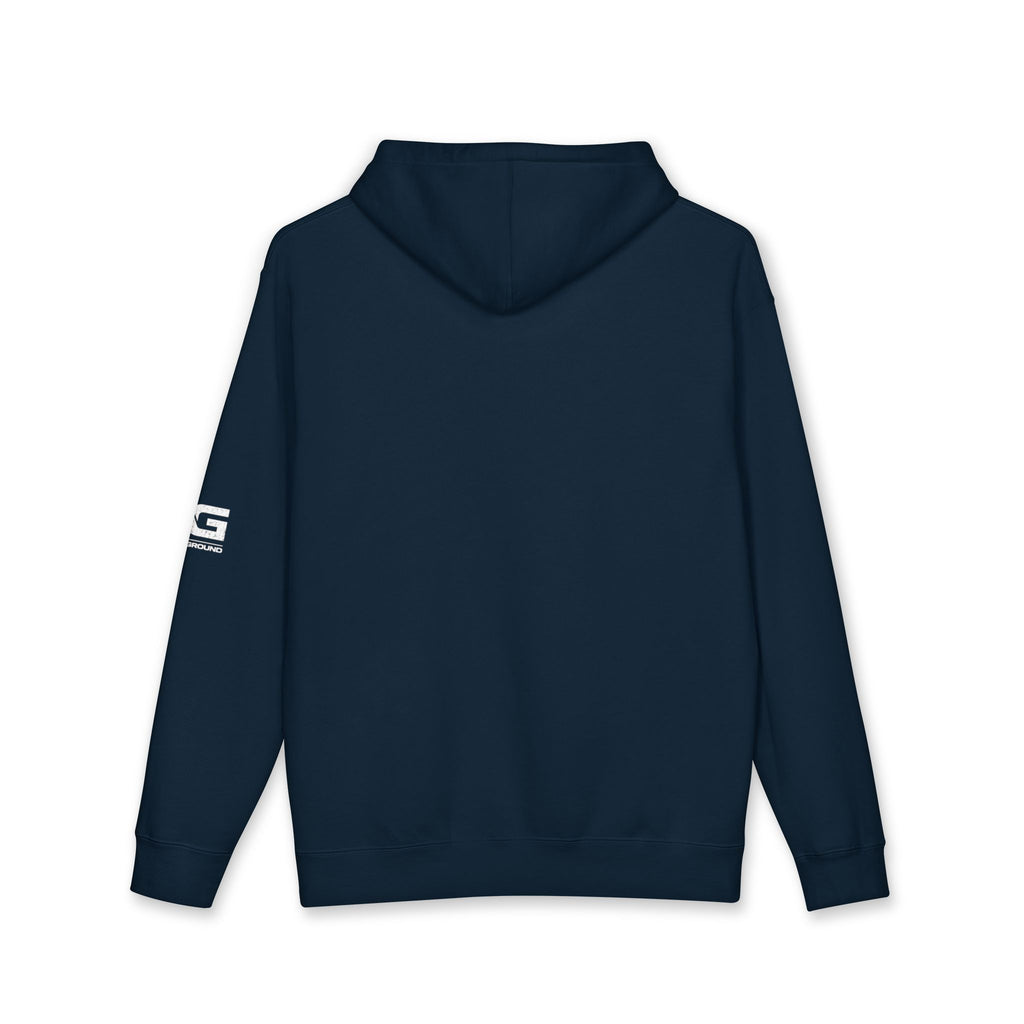 Built Not By Hate Camo Hoodie — Skull & Barbell Fitness Pullover