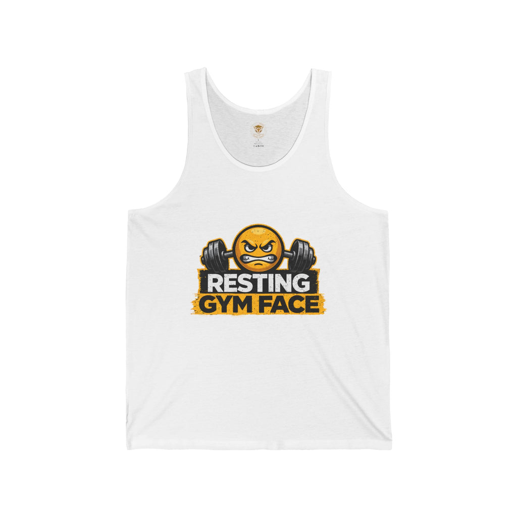 Gym Tank — "Resting Gym Face" Weightlifting Tank Top