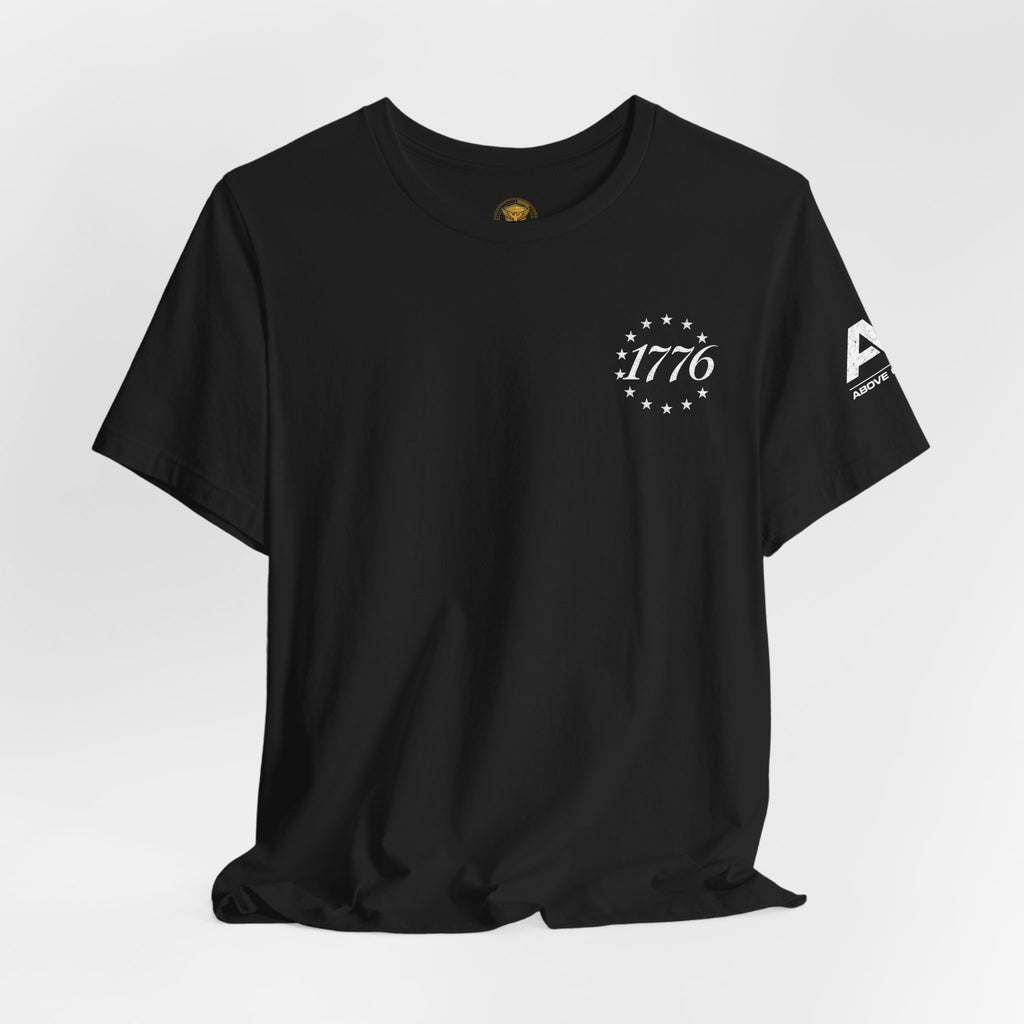 Liberty 1776 Tee - "Family Faith Freedom Firearms" Patriotic T-Shirt