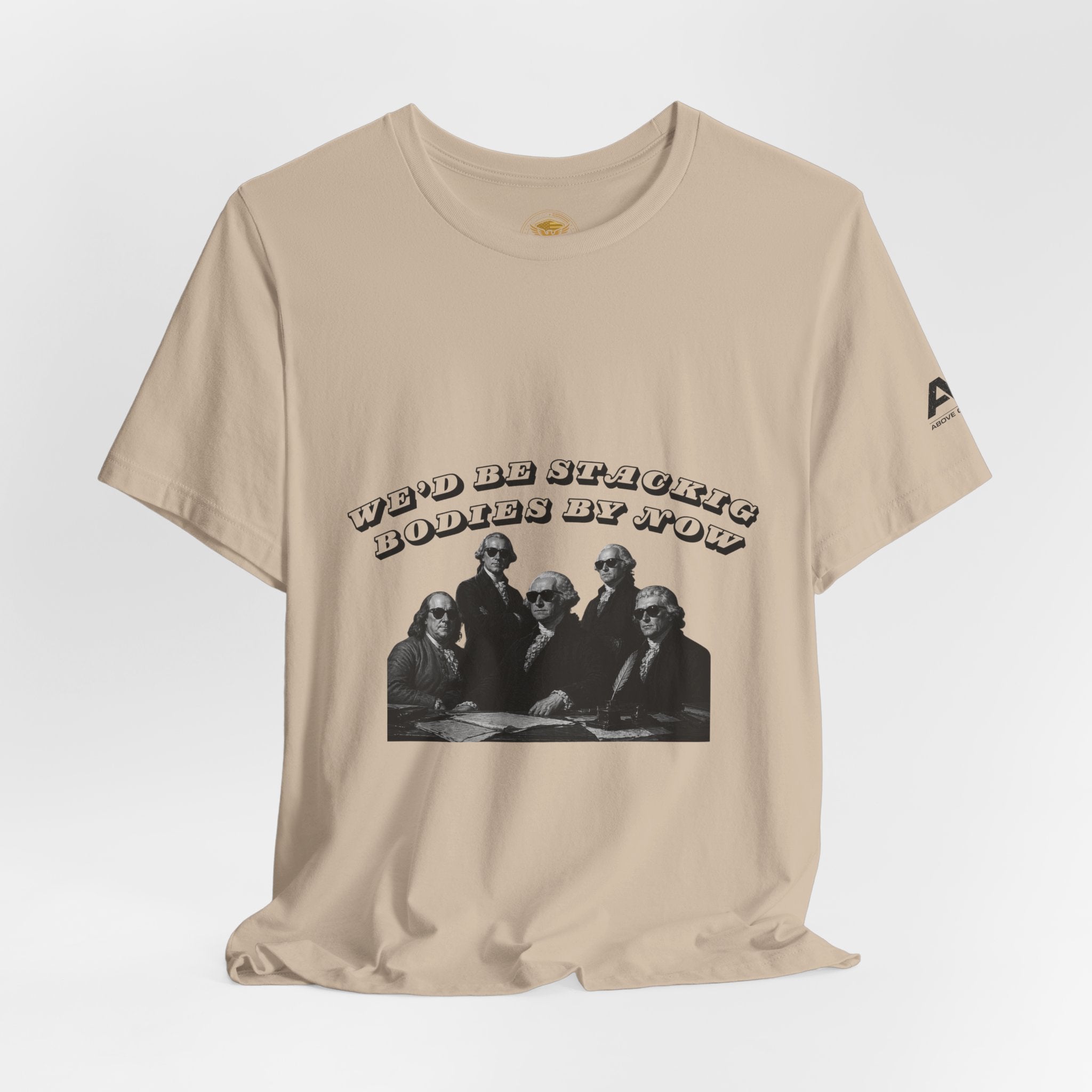 Graphic Tee — “Who Be Stacking Bodies?” Vintage Band Photo