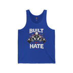 Built By Hate Tank Top — Aggressive Weightlifting Gym Vest