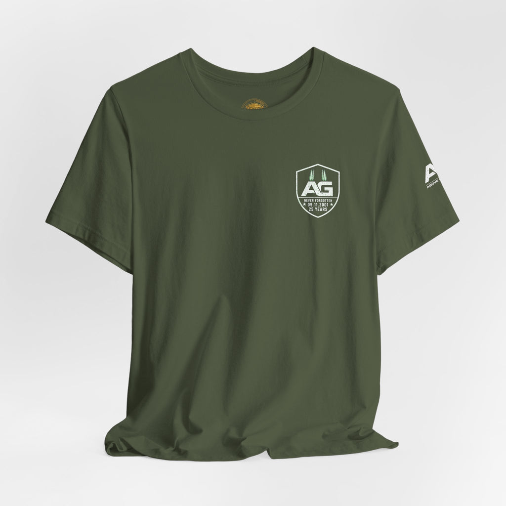 We Will Never Forget 9/11 Memorial T-Shirt