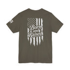 Born and Raised American Flag T-Shirt — 1776 Patriotic Tee
