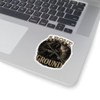 Above Ground Grim Reaper Rifle Sticker — Military Tactical Kiss-Cut Decal