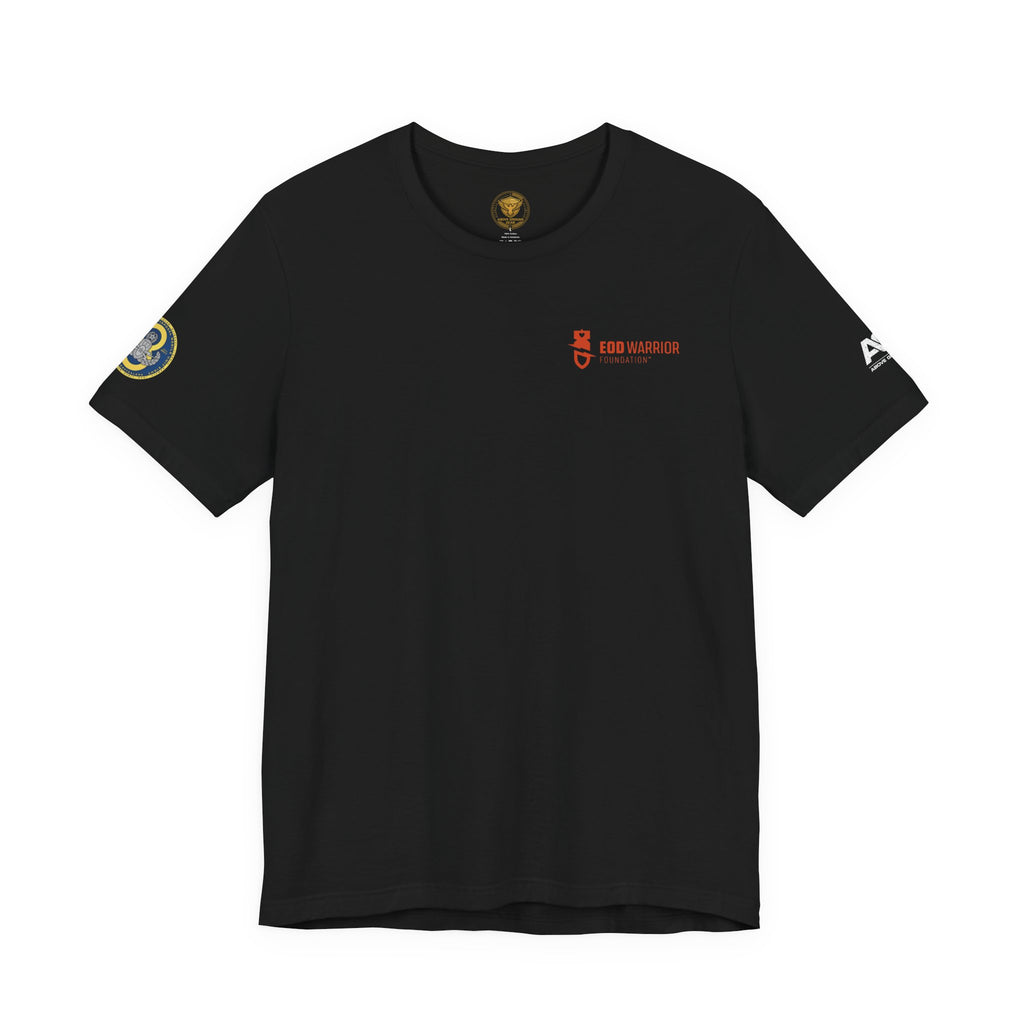 EOD Suit American Flag T‑Shirt — Space Explorer Graphic Tee