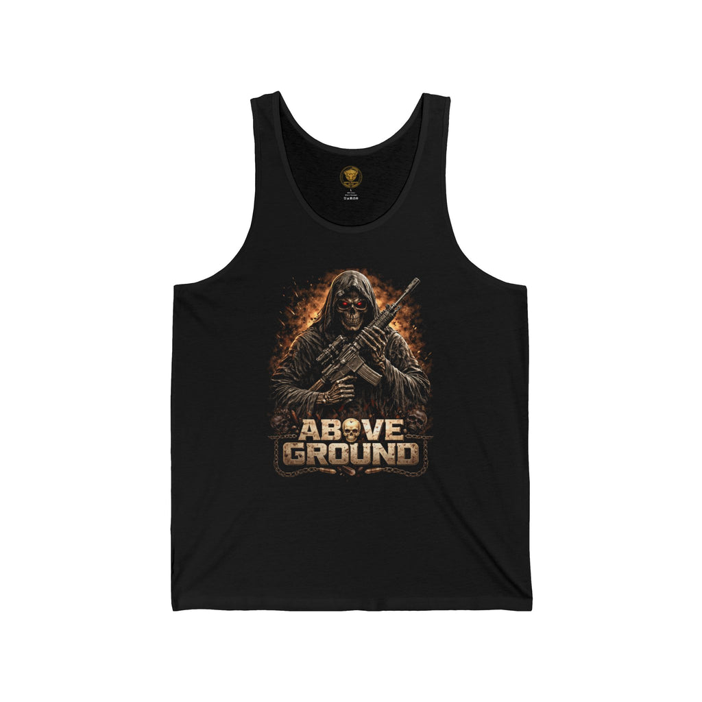 All Out Ground Rally Tank Top — Military-Inspired 'All Out Ground' Graphic Tank