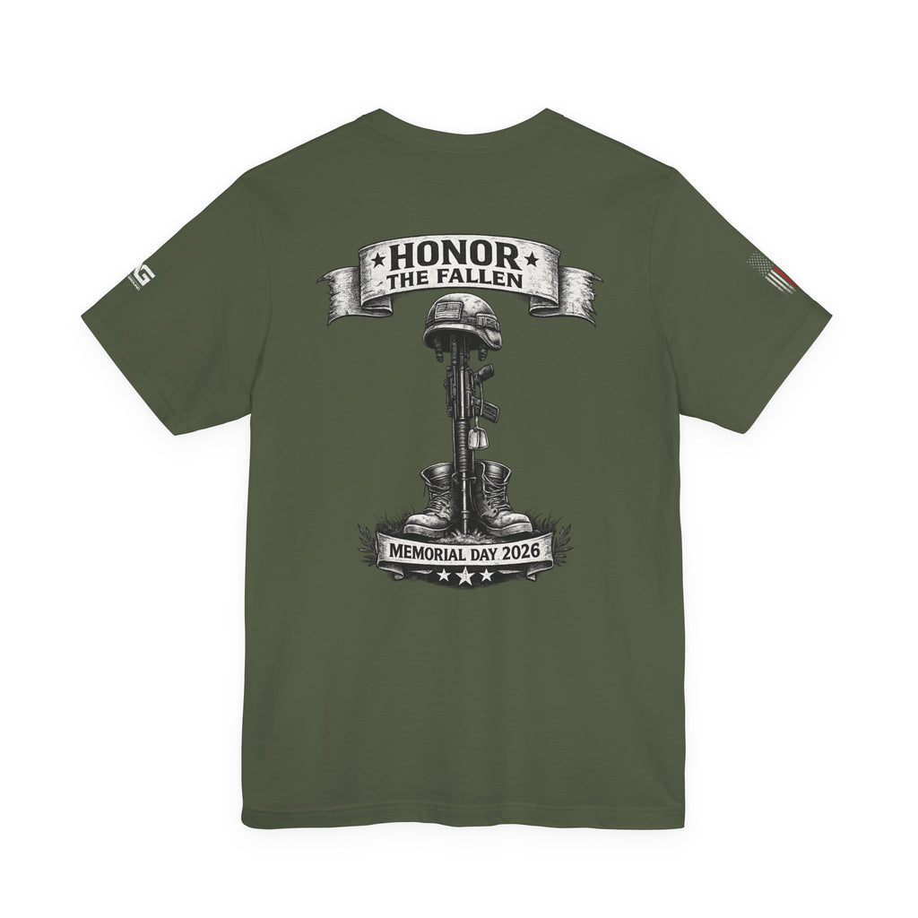 Memorial Day 'Honor the Fallen' T-Shirt - Military Tribute Tee