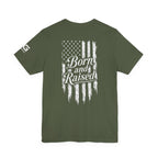 Born and Raised American Flag T-Shirt — 1776 Patriotic Tee
