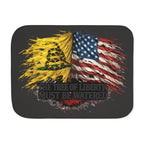 Sherpa Blanket —  "The Tree of Liberty Must Be Watered" Patriotic Throw