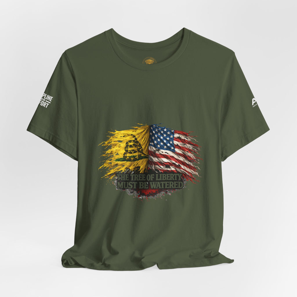 T-Shirt - American Flag and Gadsden 'Tree Of Liberty"