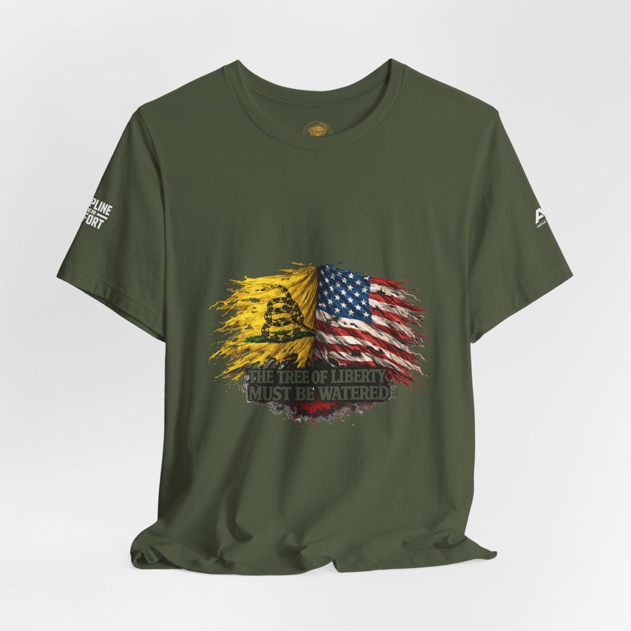 T-Shirt - American Flag and Gadsden 'Tree Of Liberty"