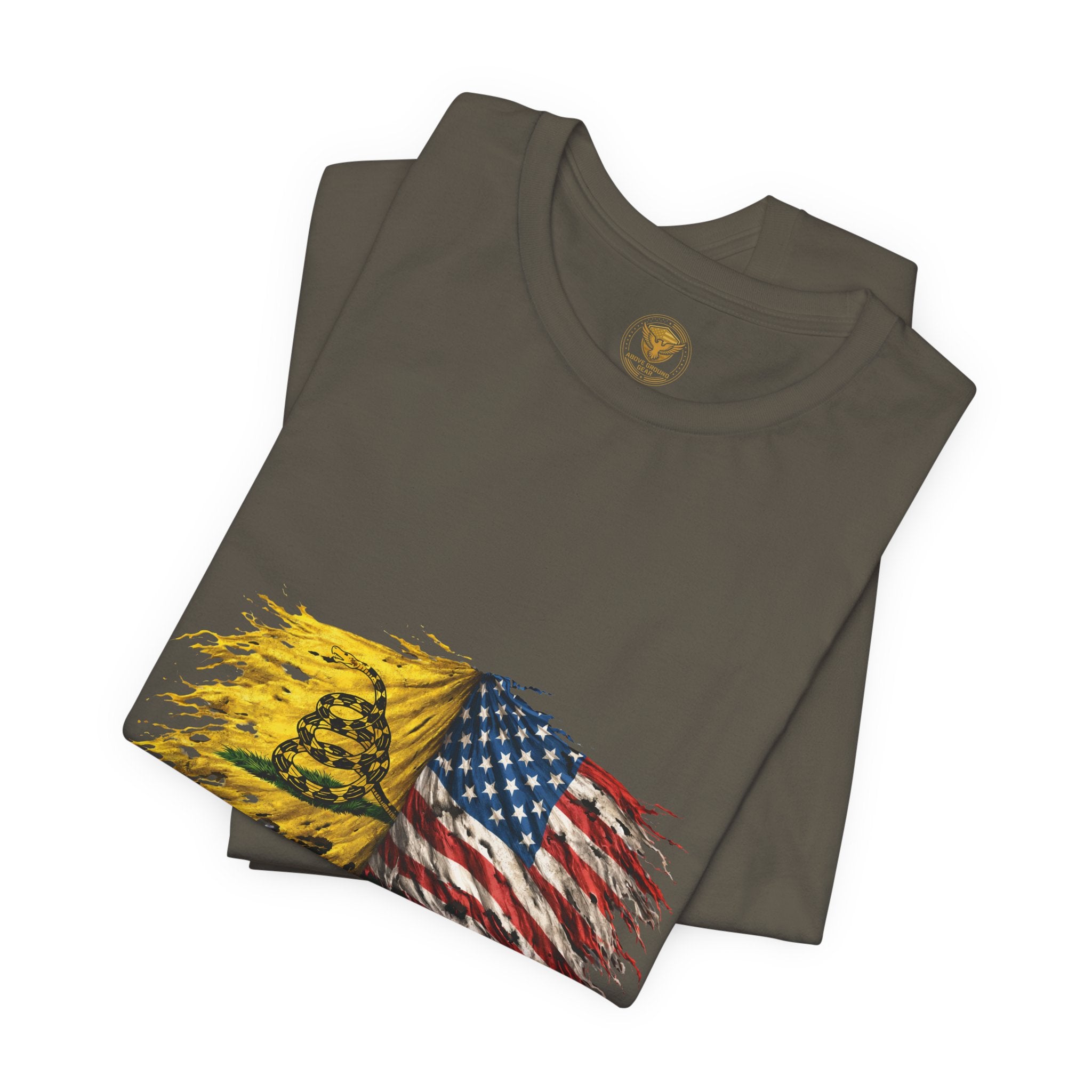 T-Shirt - American Flag and Gadsden 'Tree Of Liberty"