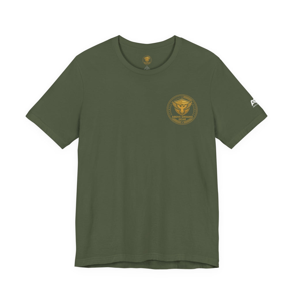 “Embrace the Suck” Graphic Tee — Motivational Military-Inspired Short Sleeve Shirt