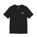 Distressed American Flag Tee — Vintage Black Patriotic T-Shirt