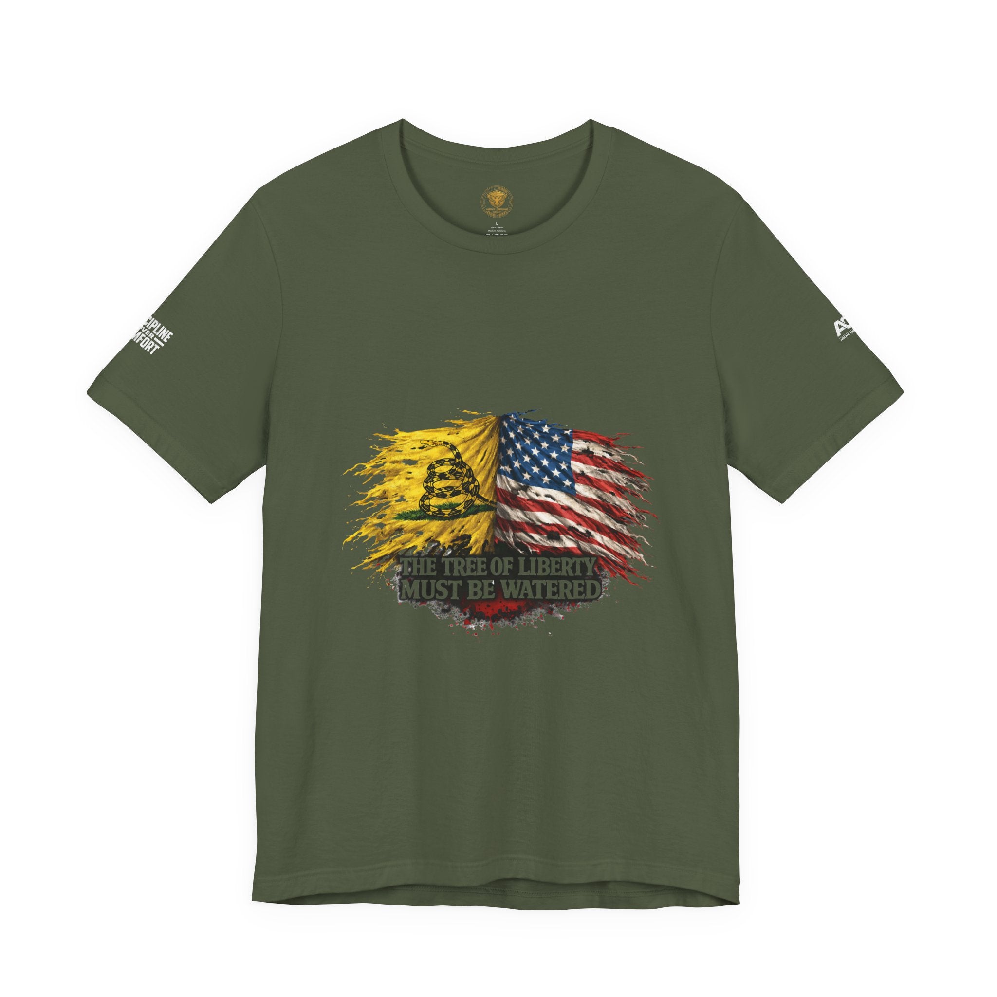 T-Shirt - American Flag and Gadsden 'Tree Of Liberty"