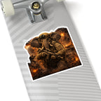 Elephant Soldier Kiss-Cut Sticker – Tactical Warzone Military Design