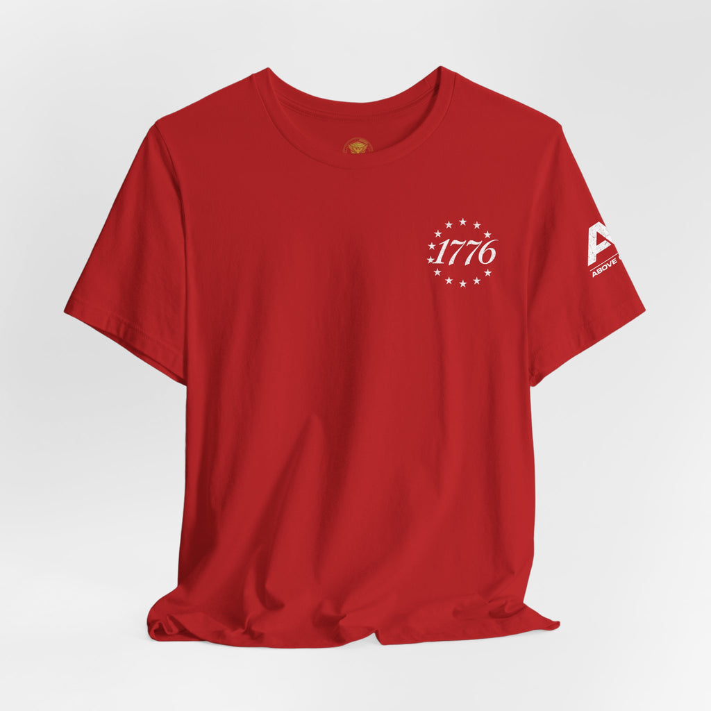 Liberty 1776 Tee - "Family Faith Freedom Firearms" Patriotic T-Shirt