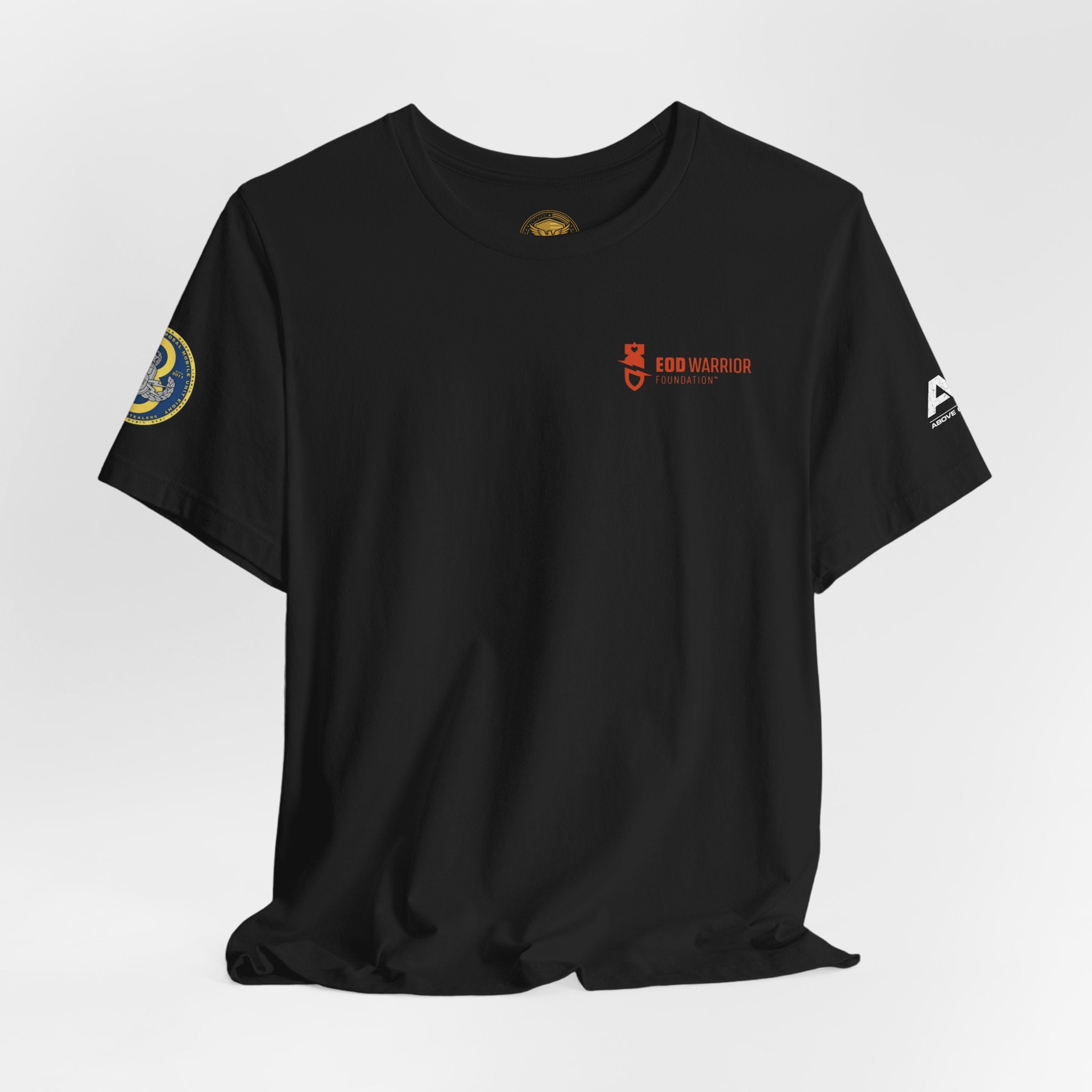 EOD Suit American Flag T‑Shirt — Space Explorer Graphic Tee
